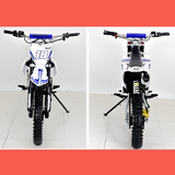 MJM 125cc Petrol Powered 4-Stroke E-Start Kids Dirt Bike - Blue