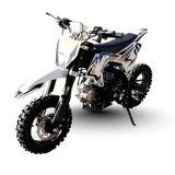 Motorcycle on a white background