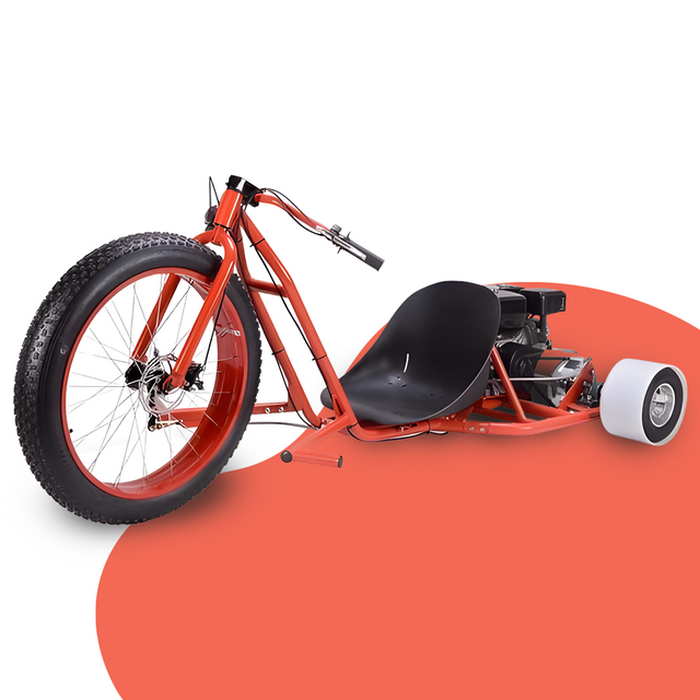 MJM 6.5HP Motorised Huffy Slider Fat Boy Drift Trike for Teens Red Kids Car Sales