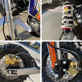 MJM 70cc Petrol Powered 4-Stroke Fully Automatic Kids Dirt Bike - Green