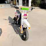 MJM 70cc Petrol Powered 4-Stroke Fully-Auto Kids Dirt Bike - Orange
