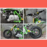 parts of MJM 90cc Petrol Powered 4-Stroke Semi-Auto Kids Dirt Bike - Green