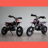 Motoworks 50cc Petrol Powered 4-Stroke Kids Dirt Bike - Pink