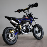 Motoworks 50cc Petrol Powered 4-Stroke Kids Dirt Bike - Blue