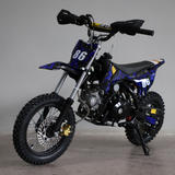 Motoworks 50cc Petrol Powered 4-Stroke Kids Dirt Bike - Blue