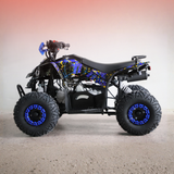 Motoworks 110cc Sports Pro Petrol Powered Quad Bike - Blue