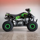 Motoworks 110cc Sports Pro Petrol Powered Quad Bike - Green