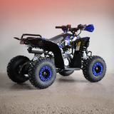 Motoworks 110cc Sports Pro Petrol Powered Quad Bike - Blue