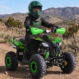 Motoworks 110cc Sports Pro Petrol Powered Quad Bike - Green