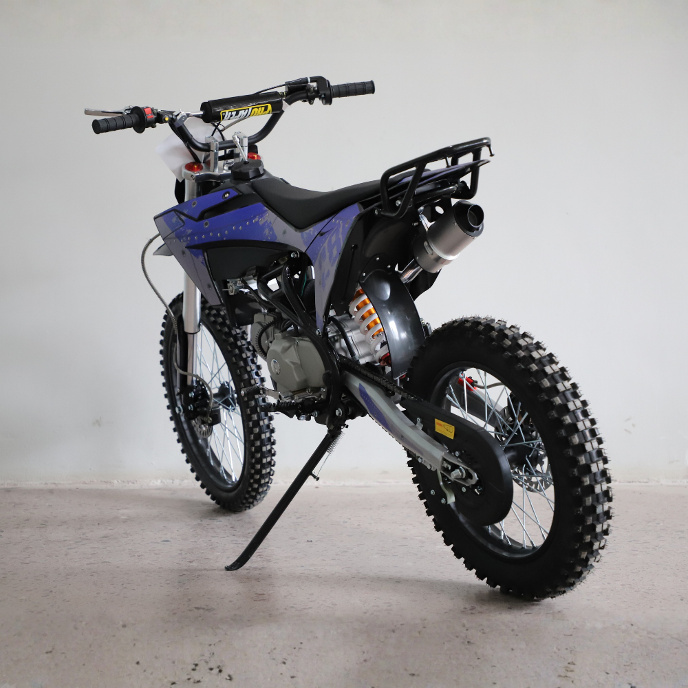Motoworks 150cc Bigfoot Pro Petrol Powered 4-Stroke Kids Dirt Bike – Blue