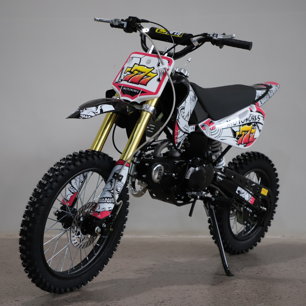 Motoworks 150cc Petrol Powered 4-Stroke Big Foot Kids Dirt Bike - Pink