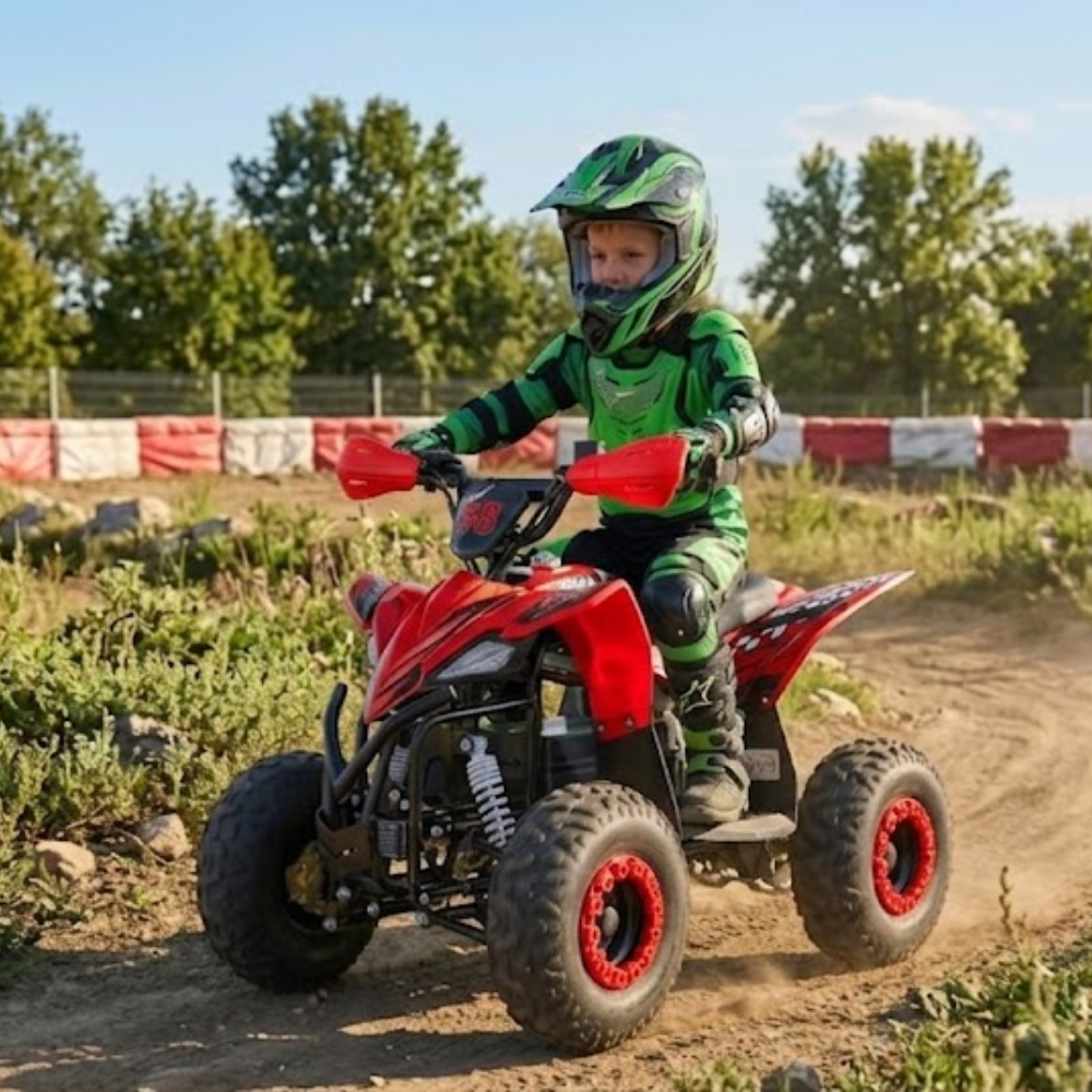 Motoworks 500W 48V Brushless Sports Quad Bike - Red