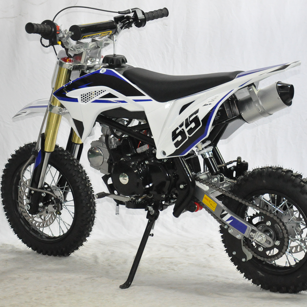 rear view of Motoworks 90cc Petrol Powered 4-Stroke Kids Dirt Bike