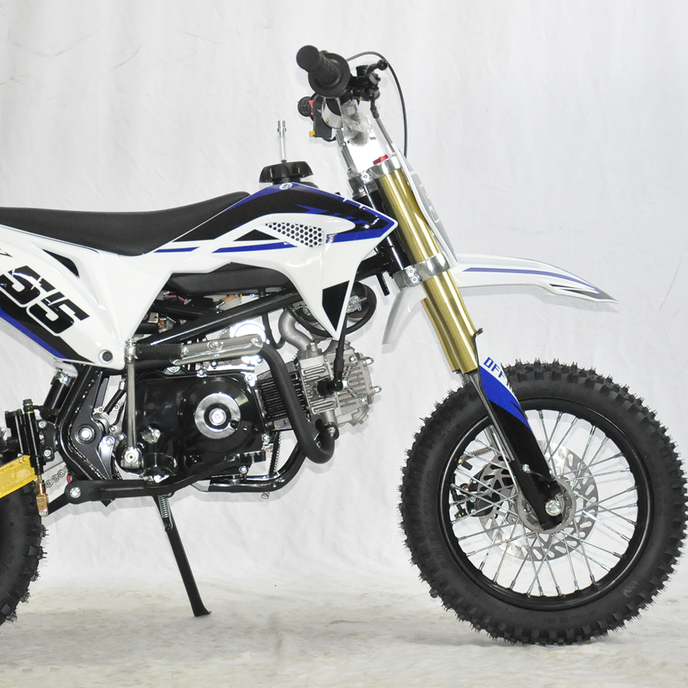 side view of Motoworks 90cc Petrol Powered 4-Stroke Kids Dirt Bike