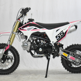 side view of Motoworks 90cc Petrol Powered 4-Stroke Kids Dirt Bike