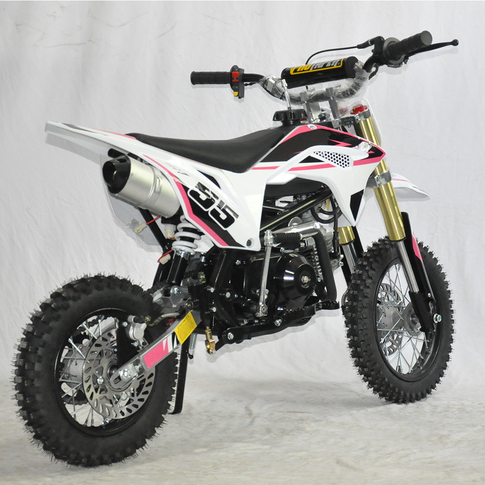 rear view of Motoworks 90cc Petrol Powered 4-Stroke Kids Dirt Bike