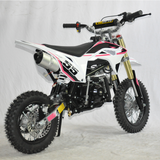 rear view of Motoworks 90cc Petrol Powered 4-Stroke Kids Dirt Bike