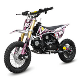 Motoworks 90cc Petrol Powered 4-Stroke Kids Dirt Bike - Pink (Almost Perfect)