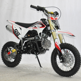 Motoworks 90cc Petrol Powered 4-Stroke Kids Dirt Bike - Red