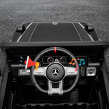 New Aim Mercedes Benz G63 12v Kids Ride On Car with Remote Control - Black
