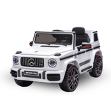 New Aim Mercedes Benz G63 12v Kids Ride On Car with Remote - White