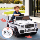 New Aim Mercedes Benz G63 12v Kids Ride On Car with Remote - White