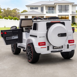 New Aim Mercedes Benz G63 12v Kids Ride On Car with Remote - White