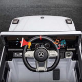 New Aim Mercedes Benz G63 12v Kids Ride On Car with Remote - White