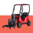 Rigo 12v Kids Electric Forklift Loader Ride On Car with Remote - Red