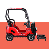 Rigo 12v Kids Electric Forklift Loader Ride On Car with Remote - Red