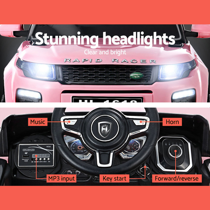 headlights illuminated with the view of dashboard functions