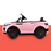 side view of Rigo 12v Range Rover-Inspired Kids Electric Ride On with Remote - Pink