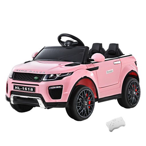 Rigo 12v Range Rover-Inspired Kids Electric Ride On with Remote - Pink