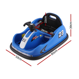 dimensions of Rigo 6v 360-Degree Rotation Spin Kids Electric Bumper Kart with Remote - Blue