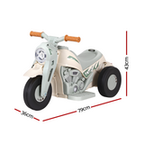 dimensions of Rigo 6v Kids Electric Motorbike with Bubble Maker - Green