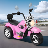 Rigo Harley Inspired 6v Kids Electric Ride On Motorbike - Pink