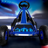 Rigo Pedal Powered Kids Go Kart - Blue