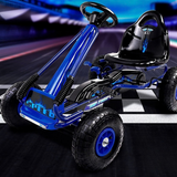 Rigo Pedal Powered Kids Go Kart - Blue
