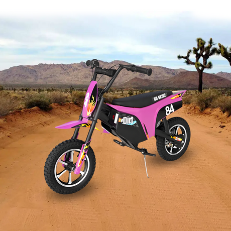 Go Skitz 12v  2.5 Electric Kids Dirt Bike - Pink