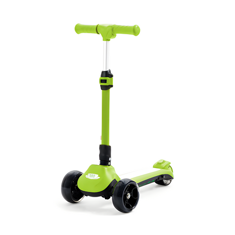 Rovo Kids 22v Folding 3-Wheel Kids Electric Scooter - Green