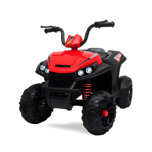 ROVO KIDS Electric Ride On ATV Quad Bike Battery Powered, Red and Black