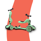 Scoot & Ride Highwaykick 1 Convertible Scooter & Balance Bike - Green