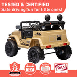 Kahuna Authorised Toyota Fj Cruiser Kids Electric Ride On Car - Khaki