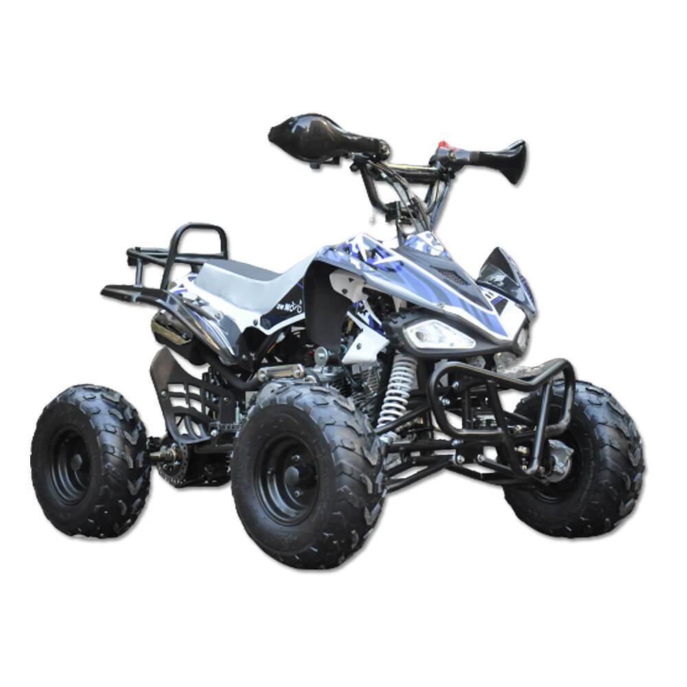 Motoworks 125cc Petrol-Powered 4-Stroke Sports Kids Quad Bike - Blue