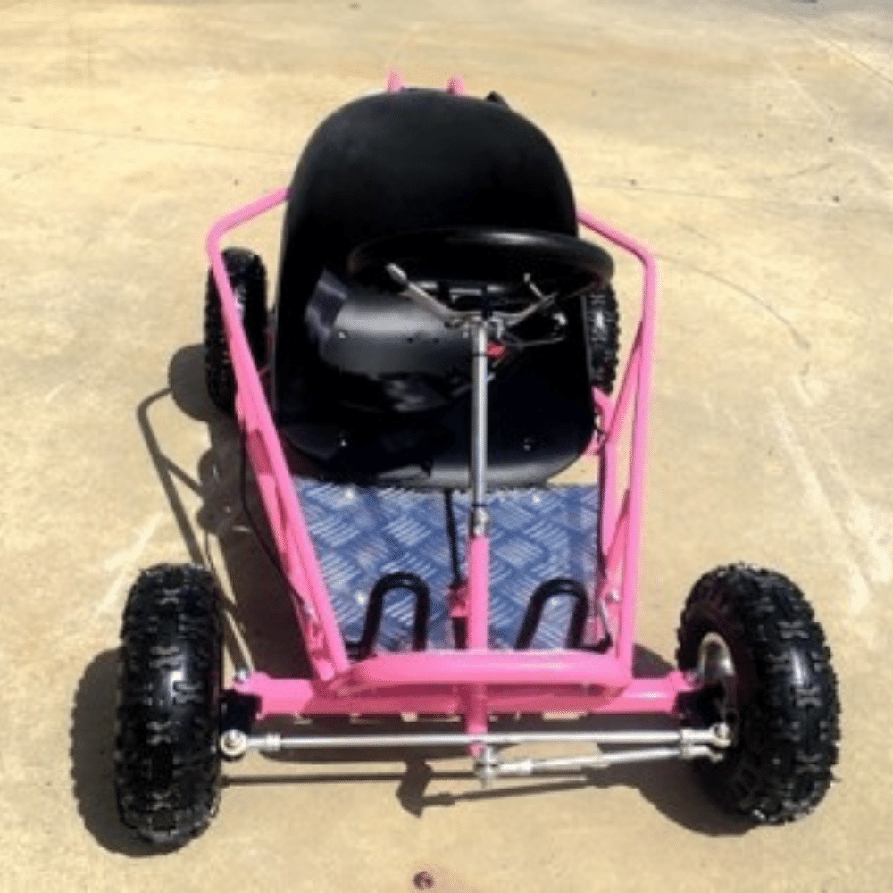 MJM MJM 49cc Automatic 2-Stroke  Kids Mini Go Kart - Pink MJM-49GK-PIN