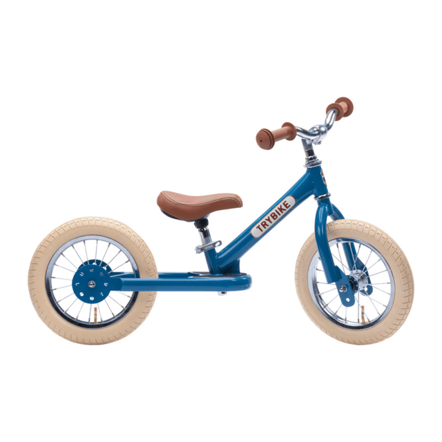 Trybike Trybike Steel 2 in 1 Kids Trike/Balance Bike - Vintage Blue TB6142