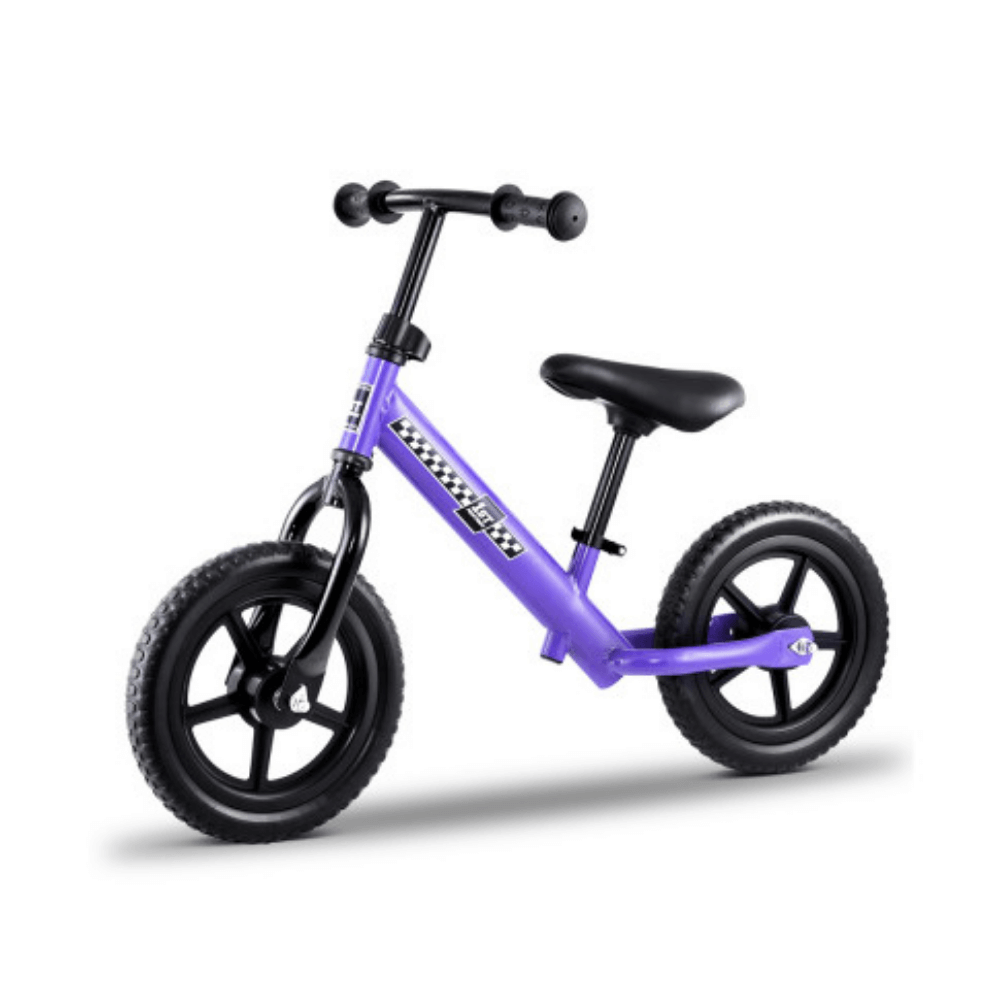 Kids 12 Inch Ride-On Balance Bike - Purple