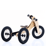 Trybike Trybike Wooden Trybike with Soft Chin Guard Seat and Cover Set - Brown TB6152