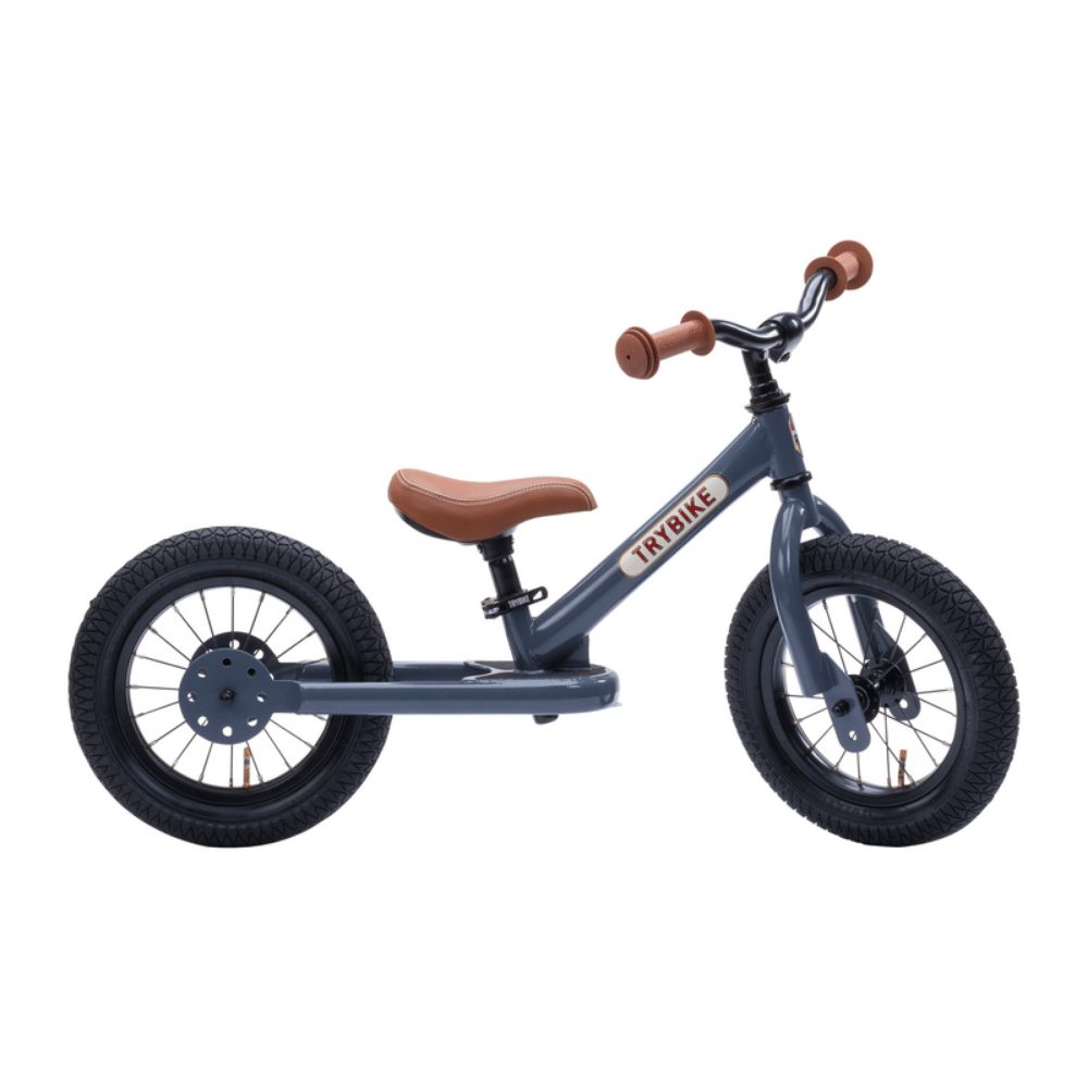 Trybike Steel 2 in 1 Kids Trike Balance Bike Grey Kids Car Sales