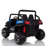 Kids Car Sales Big 2-Seat Trail-Cat 24v Kids Ride-On Buggy w/ Remote - Blue BJS2588-1-BLU